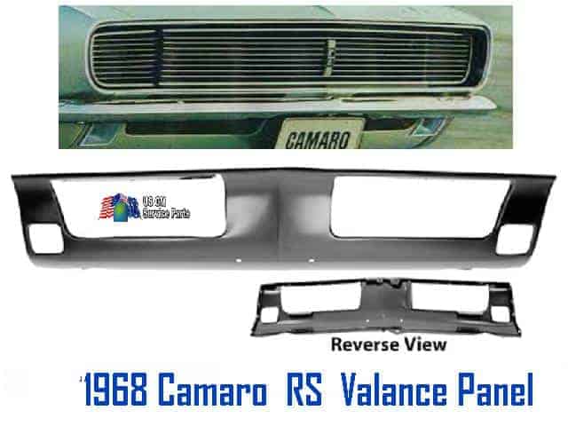 Valance Panel: 68 Camaro RS